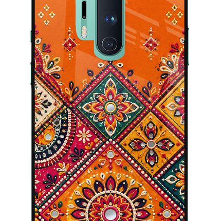 Kutch Glow Oneplus 8 Pro Glass Case