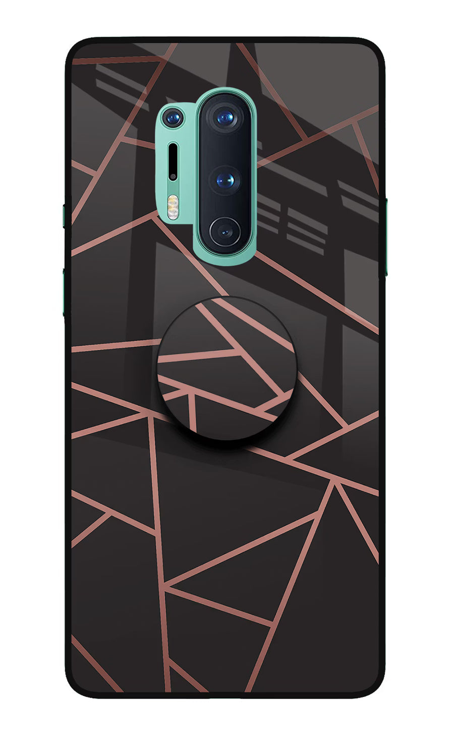 Geometric Pattern Oneplus 8 Pro Pop Case, Glass case