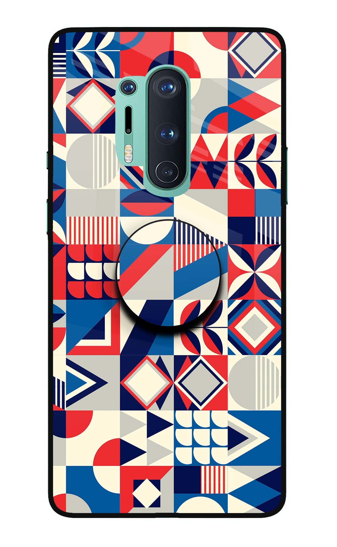 Colorful Pattern Oneplus 8 Pro Glass Case