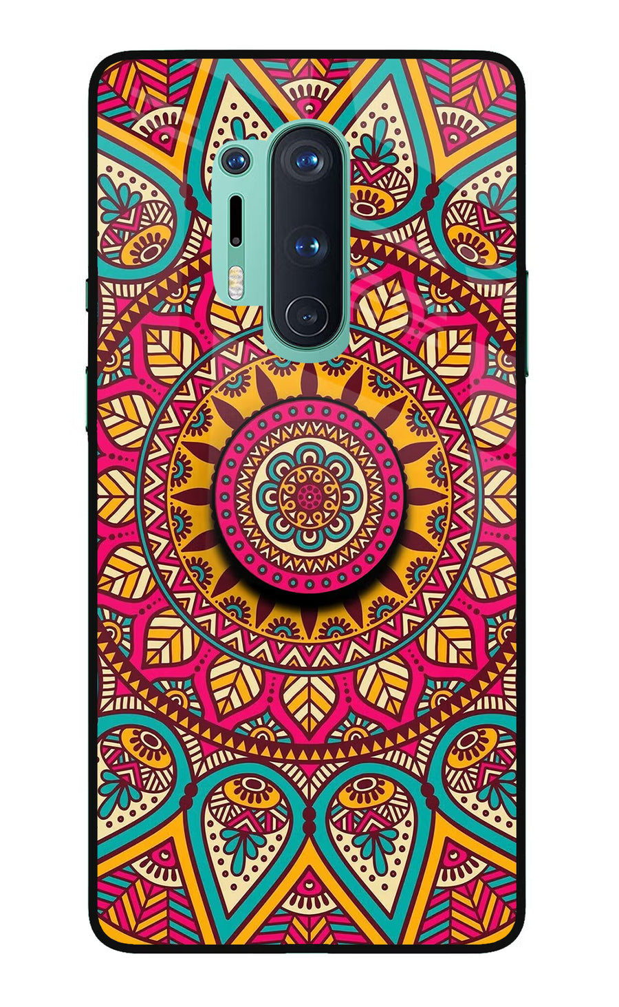 Mandala Oneplus 8 Pro Pop Case, Glass case
