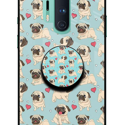Pug Dog Oneplus 8 Pro Glass Case
