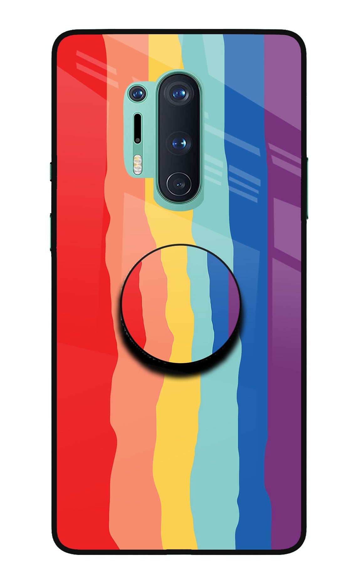 Rainbow Oneplus 8 Pro Glass Case