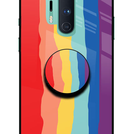 Rainbow Oneplus 8 Pro Glass Case