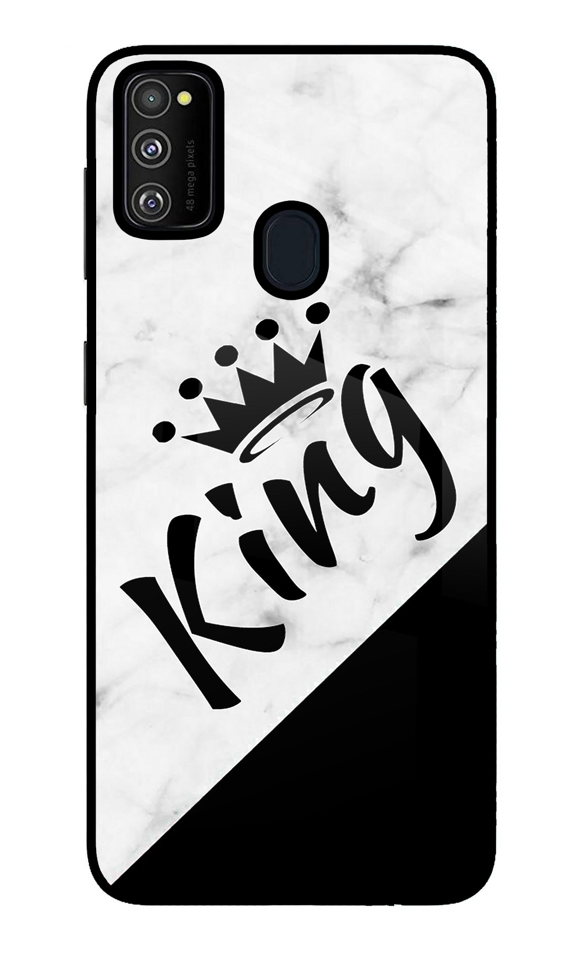 King Samsung M21 2020 Glass Case