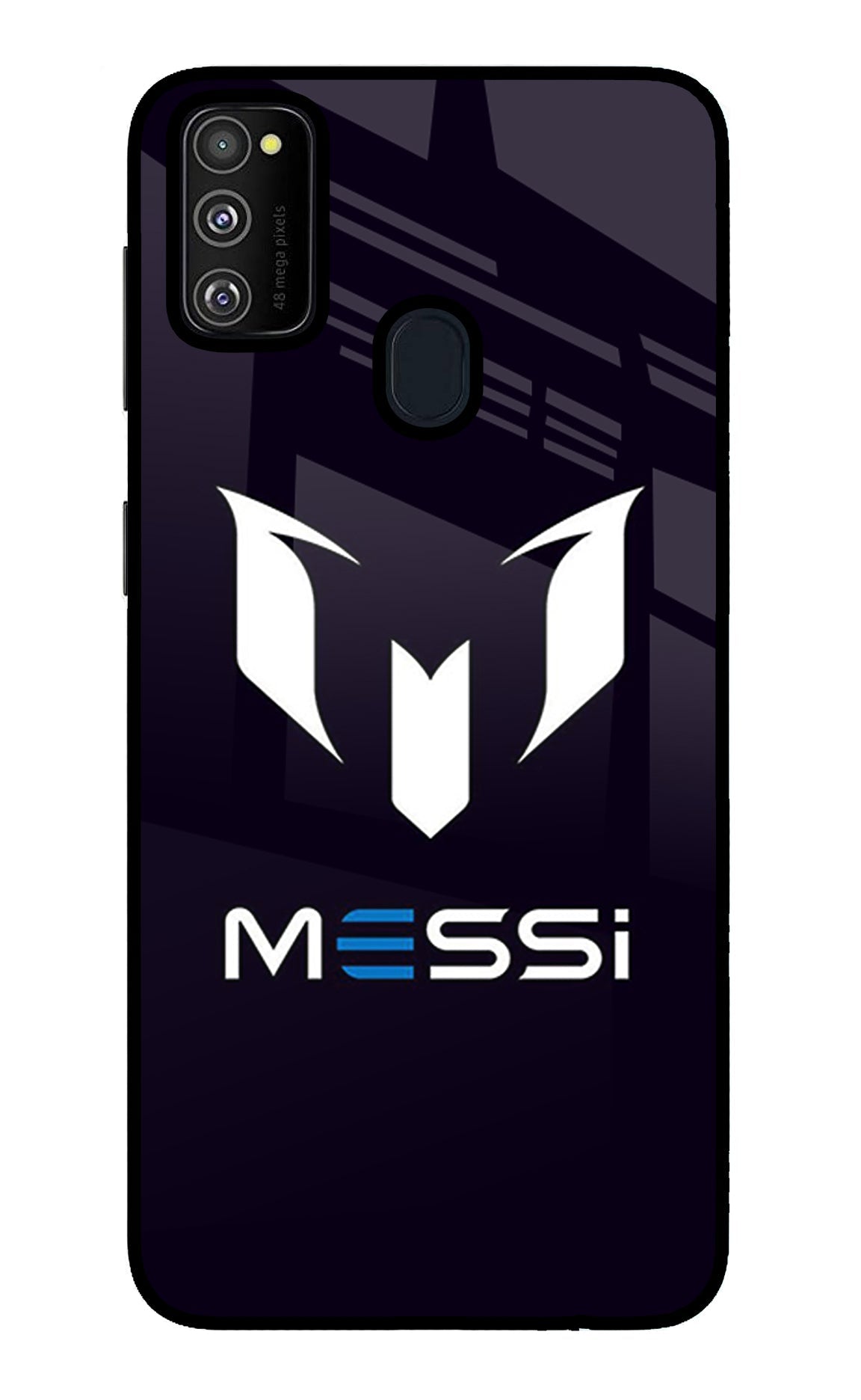 Messi Logo Samsung M21 2020 Glass Case