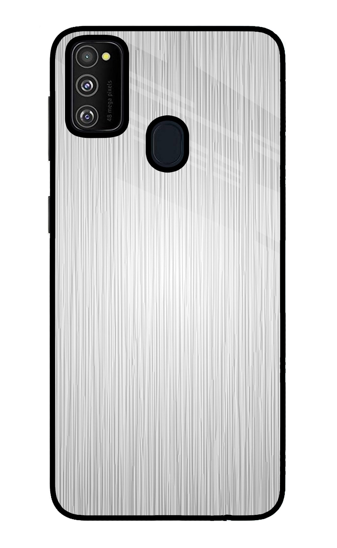 Wooden Grey Texture Samsung M21 2020 Back Cover