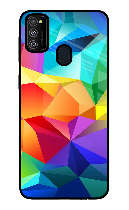 Abstract Pattern Samsung M21 2020 Glass Case