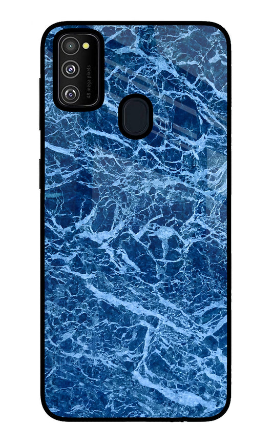 Blue Marble Samsung M21 2020 Glass Case