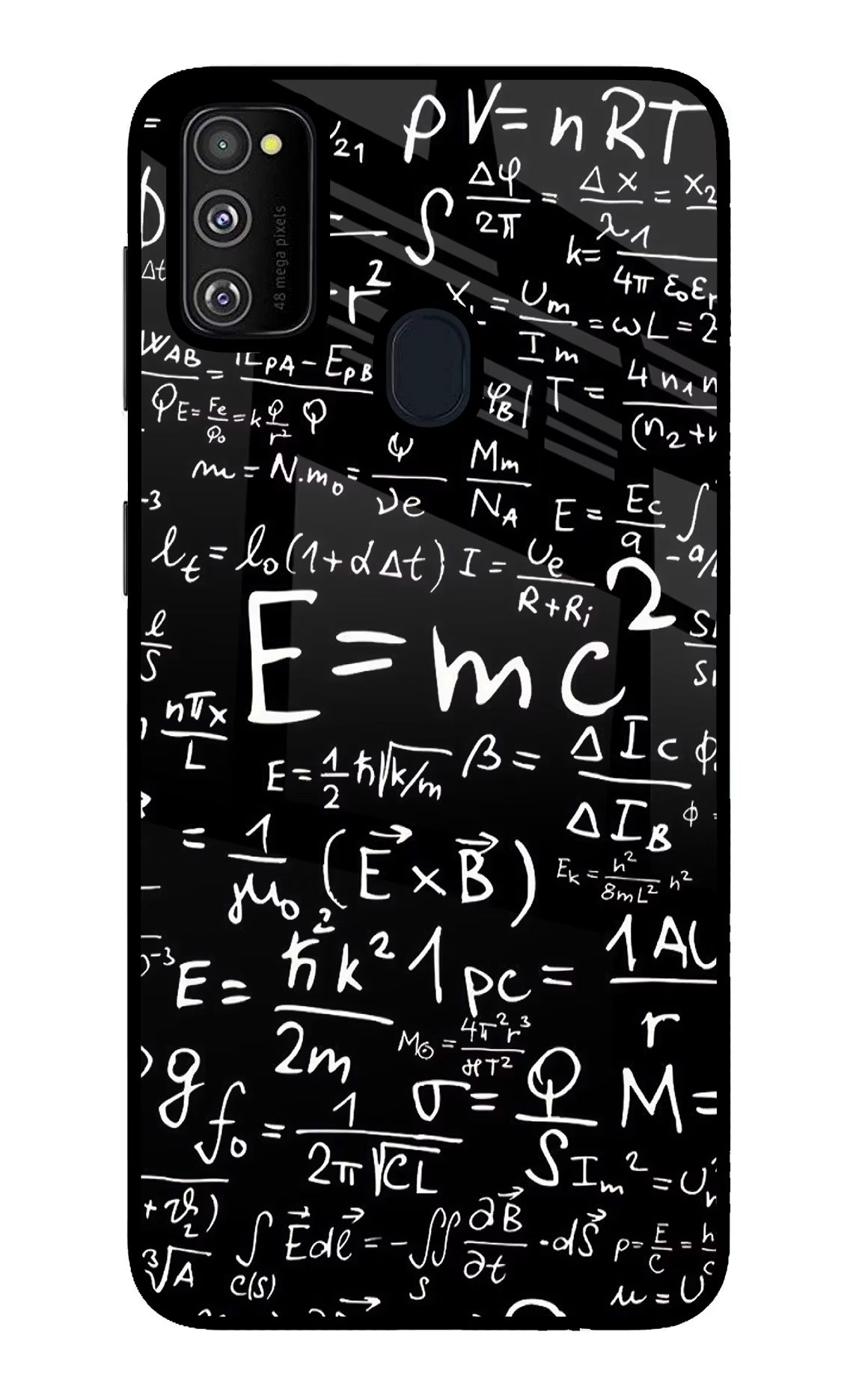 Physics Formula Samsung M21 2020 Glass Case