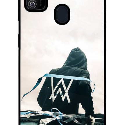 Alan Walker Samsung M21 2020 Glass Case Back Cover by Casekaro