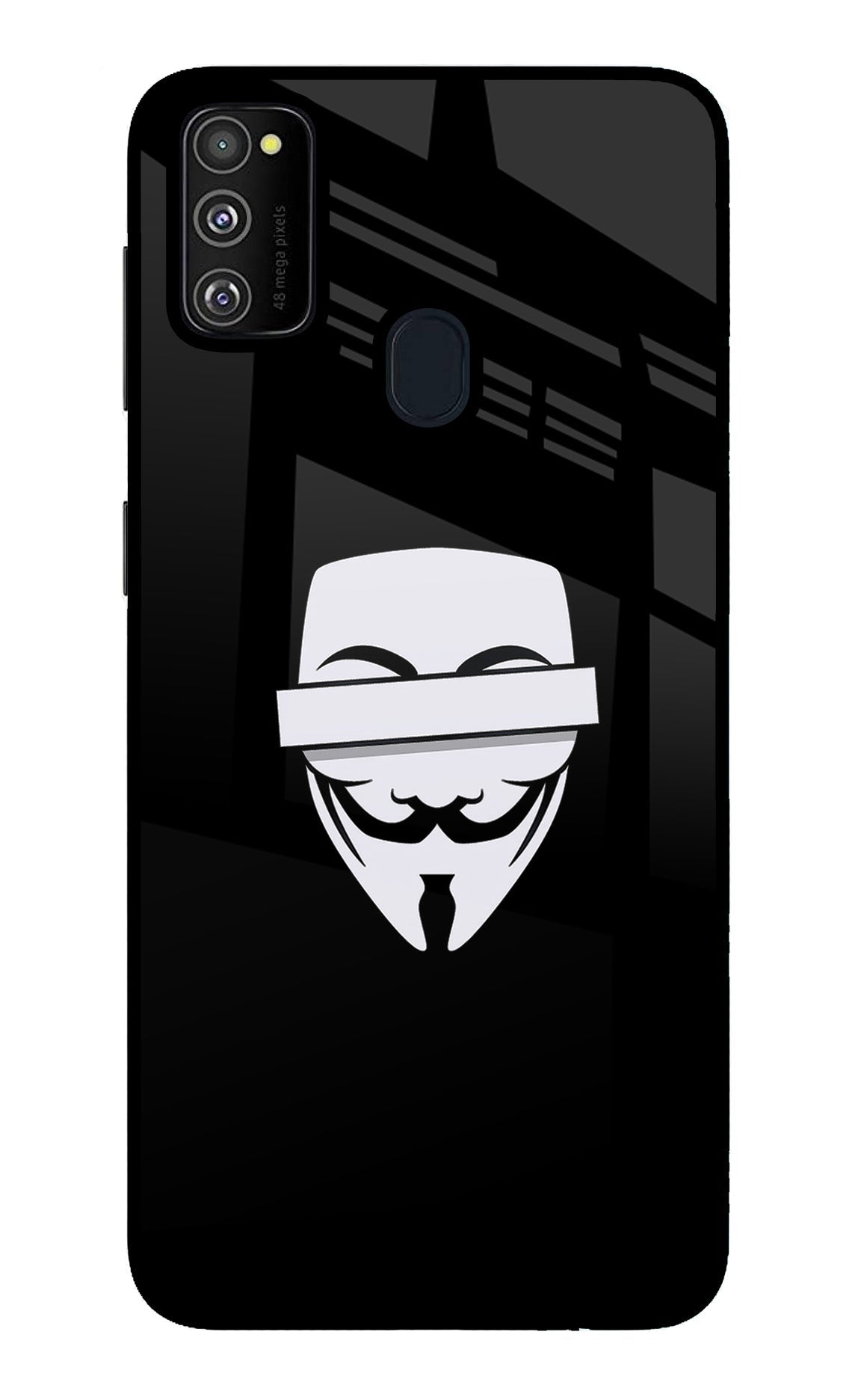 Anonymous Face Samsung M21 2020 Back Cover