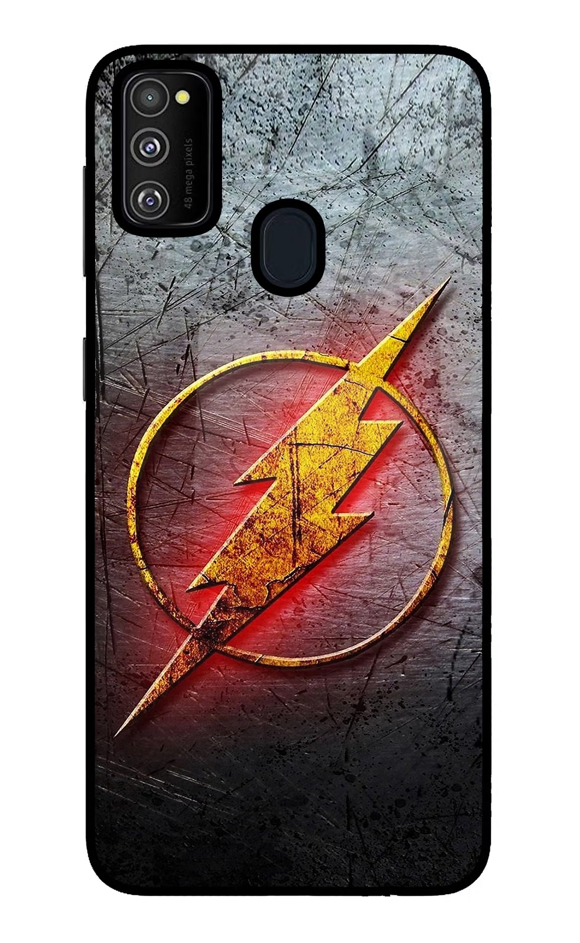 Flash Samsung M21 2020 Glass Case Back Cover by Casekaro