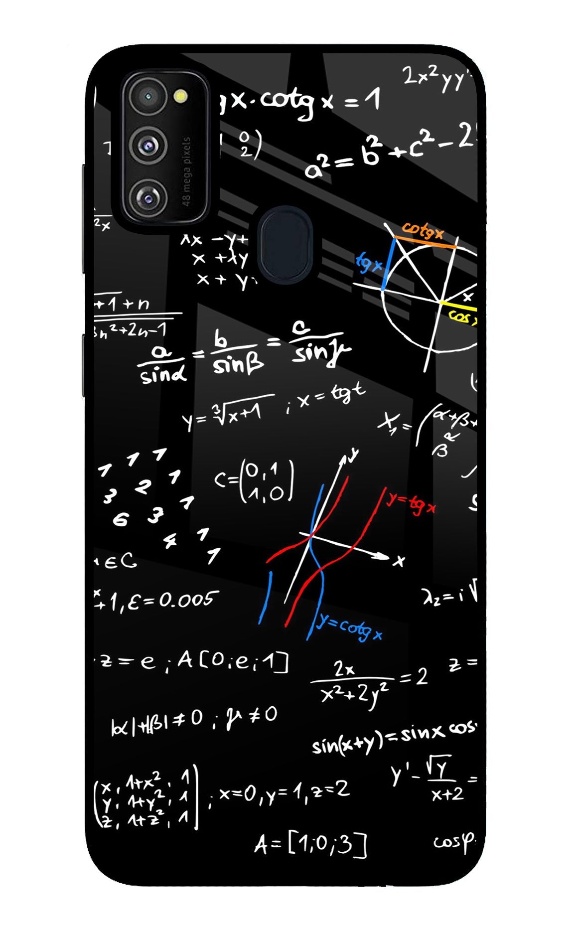 Mathematics Formula Samsung M21 2020 Back Cover