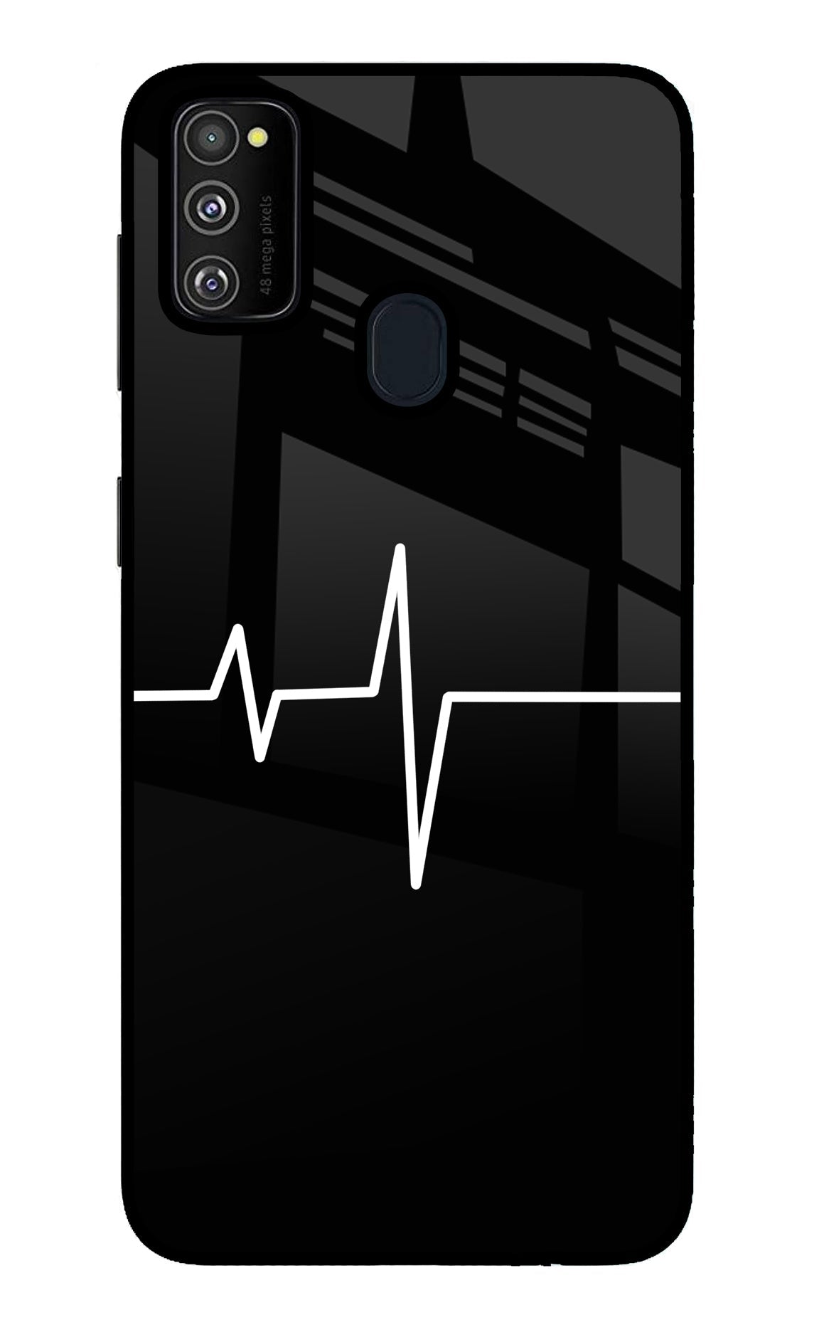 Heart Beats Samsung M21 2020 Glass Case