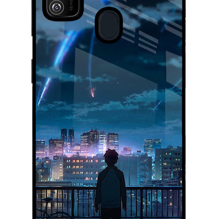 Anime Samsung M21 2020 Glass Case Back Cover by Casekaro