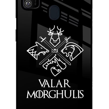 Valar Morghulis | Game Of Thrones Samsung M21 2020 Glass Case Back Cover by Casekaro