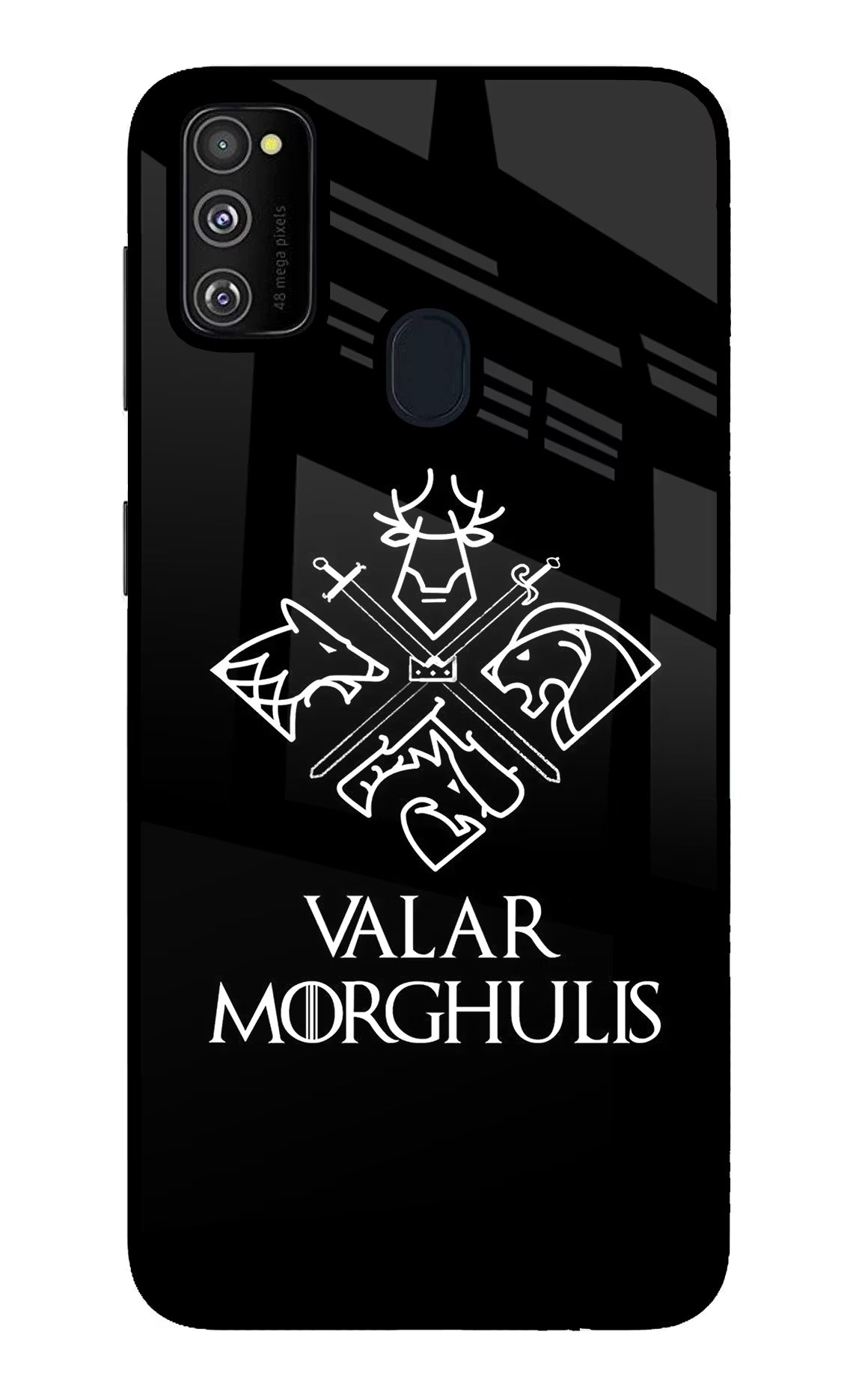 Valar Morghulis | Game Of Thrones Samsung M21 2020 Glass Case Back Cover by Casekaro