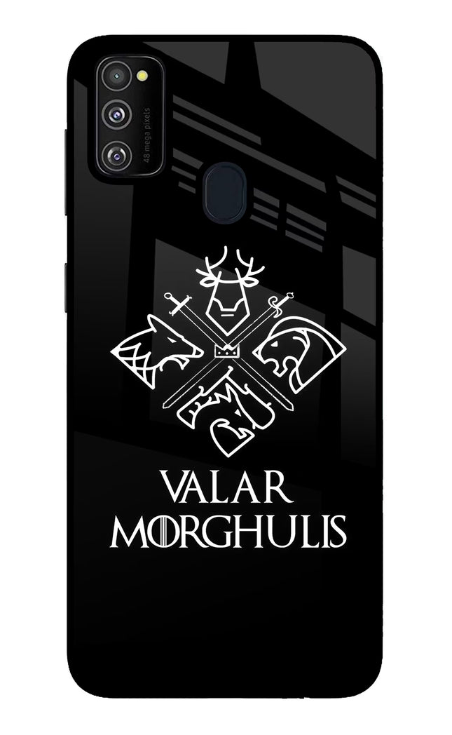 Valar Morghulis | Game Of Thrones Samsung M21 2020 Glass Case Back Cover by Casekaro