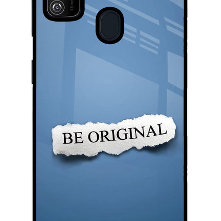 Be Original Samsung M21 2020 Glass Case Back Cover by Casekaro