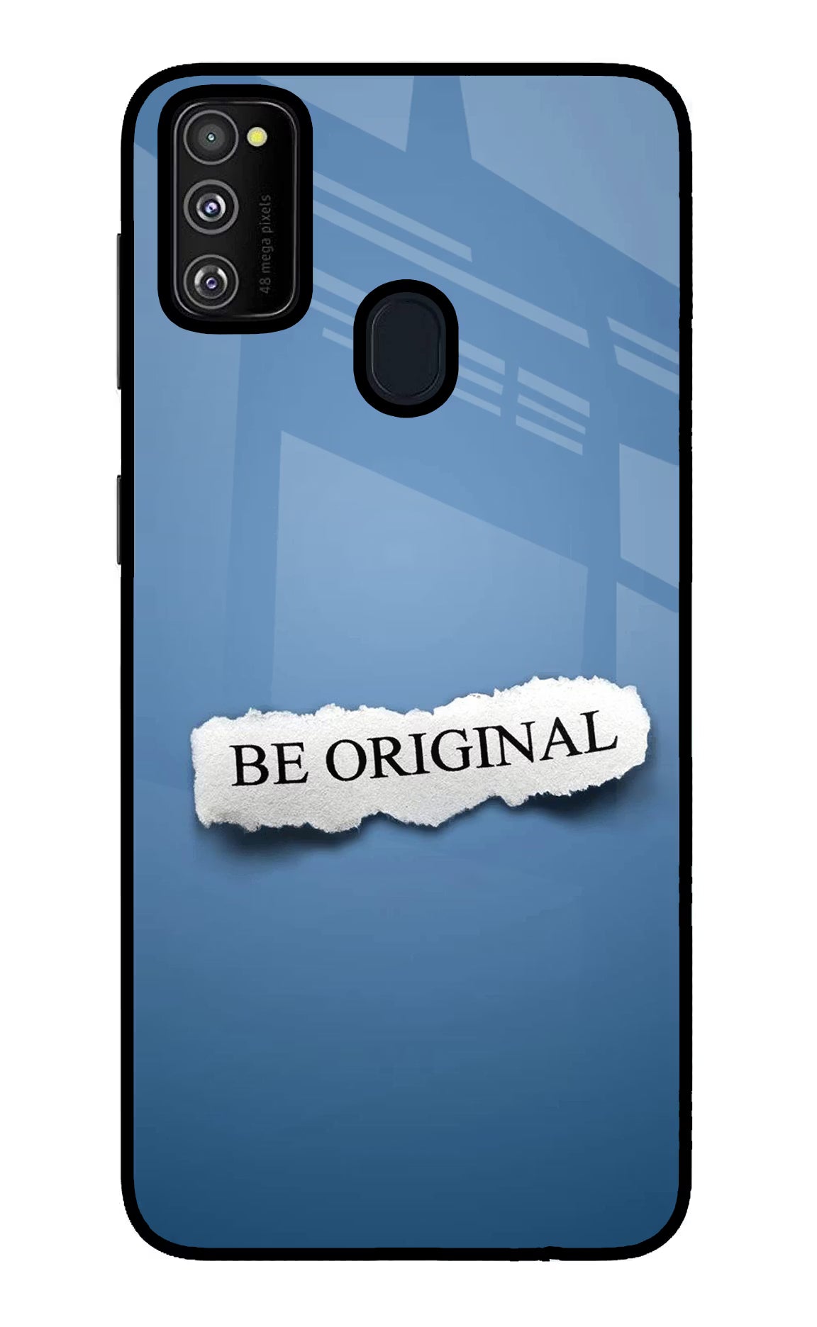 Be Original Samsung M21 2020 Glass Case Back Cover by Casekaro