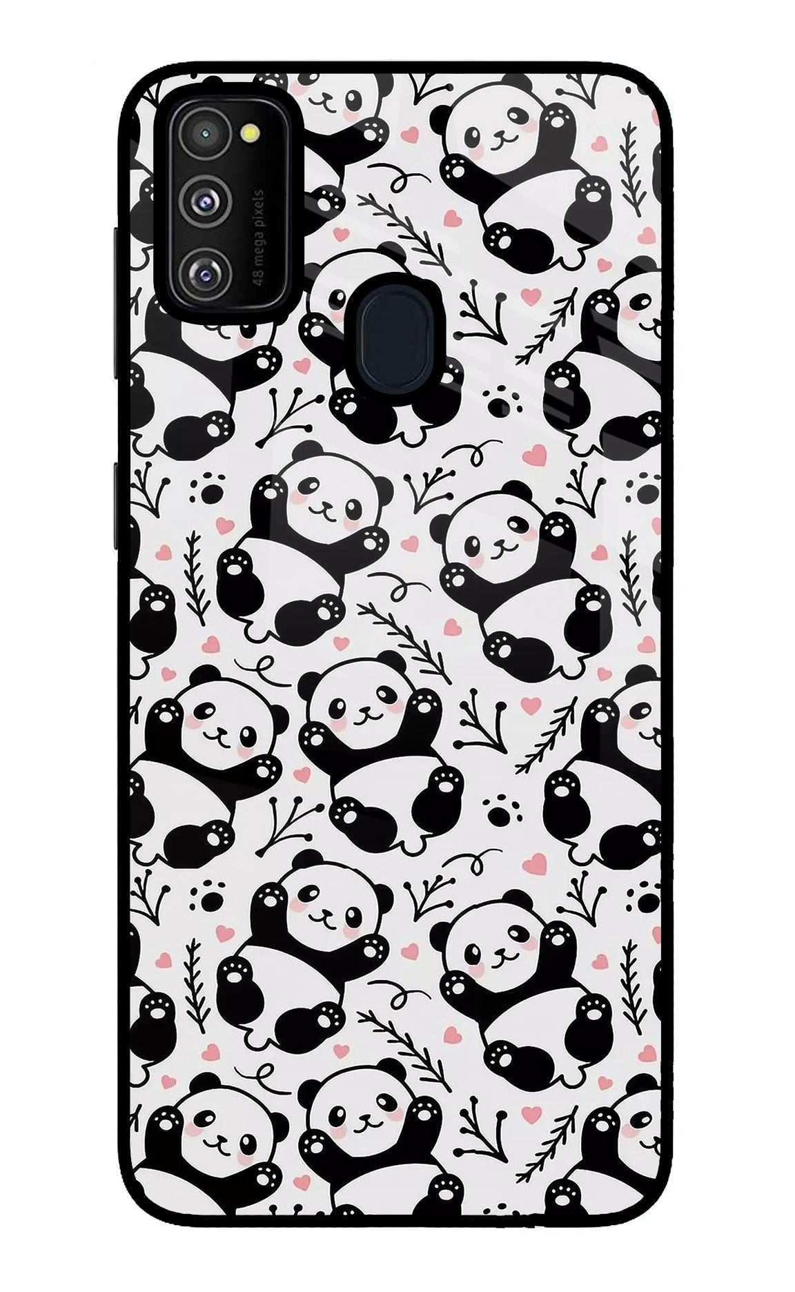 Cute Panda Samsung M21 2020 Back Cover