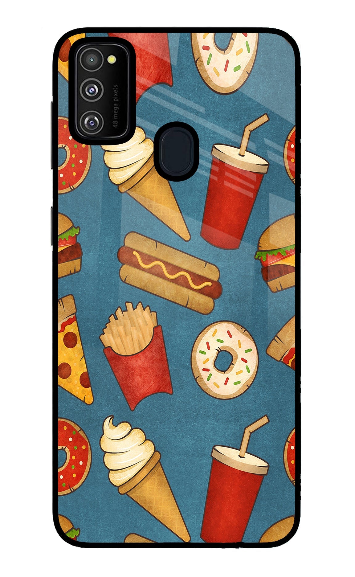 Foodie Samsung M21 2020 Back Cover