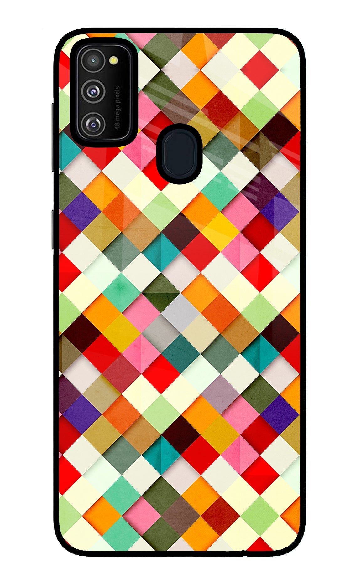 Geometric Abstract Colorful Samsung M21 2020 Back Cover