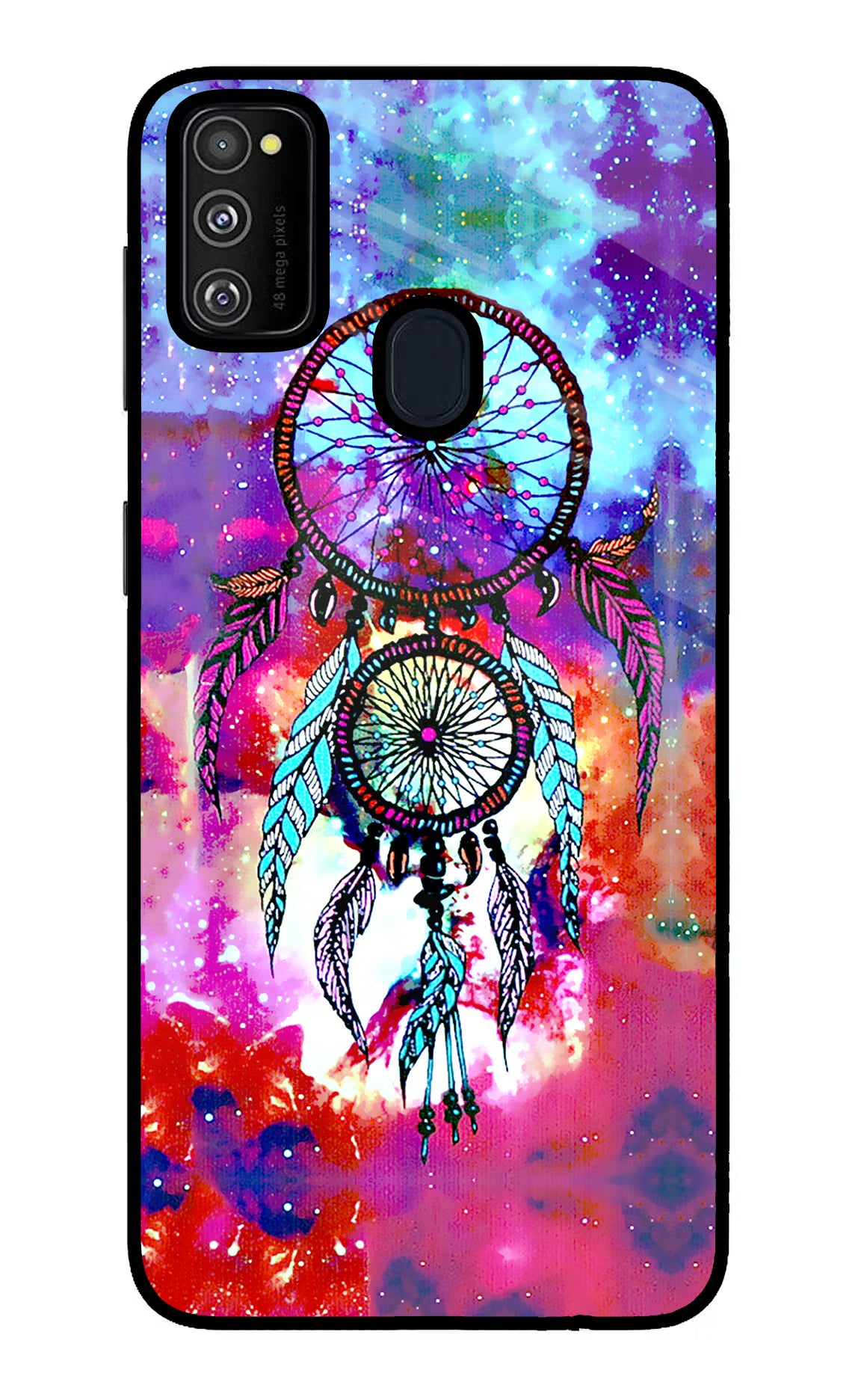 Dream Catcher Abstract Samsung M21 2020 Glass Case Back Cover by Casekaro