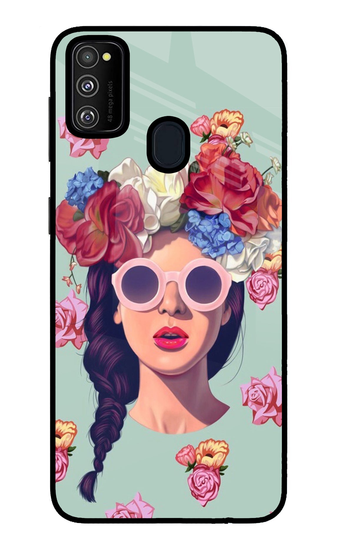 Pretty Girl Samsung M21 2020 Glass Case