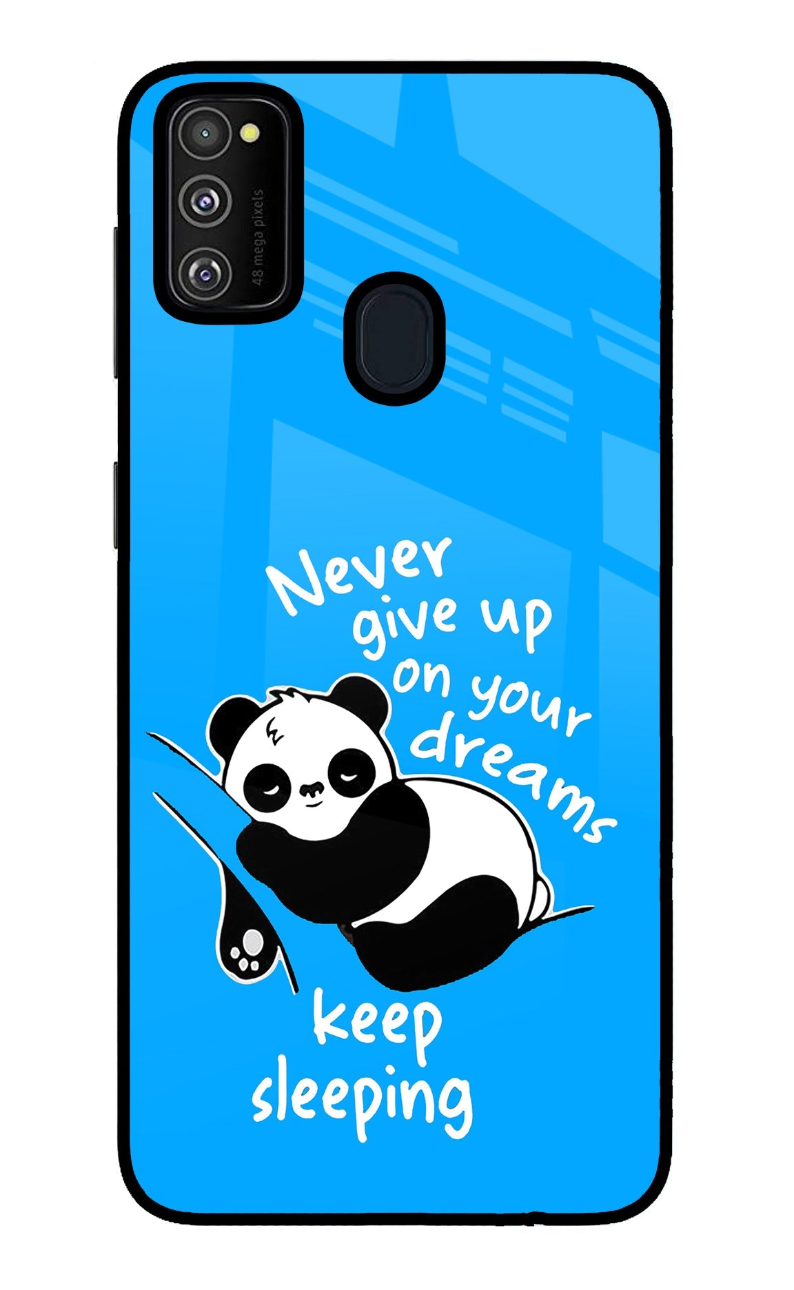 Keep Sleeping Samsung M21 2020 Glass Case