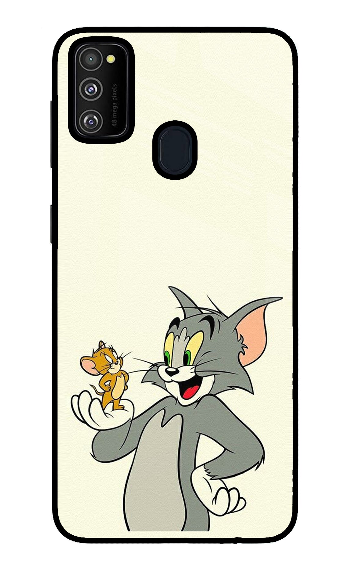 Tom & Jerry Samsung M21 2020 Glass Case