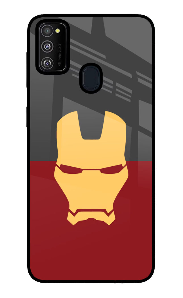 Ironman Samsung M21 2020 Glass Case Back Cover by Casekaro