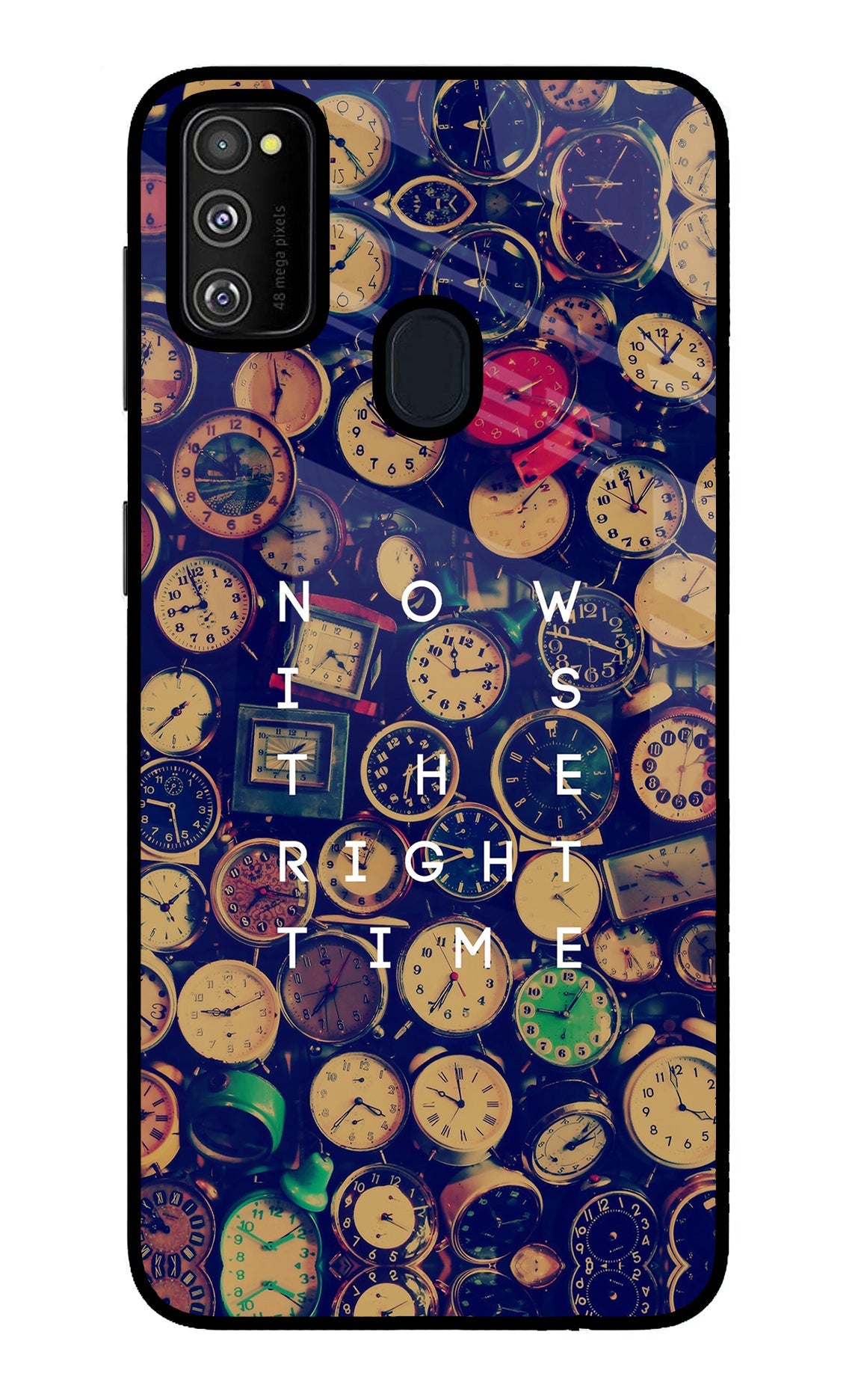 Now is the Right Time Quote Samsung M21 2020 Back Cover