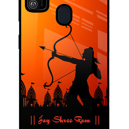Lord Ram - 4 Samsung M21 2020 Glass Case Back Cover by Casekaro