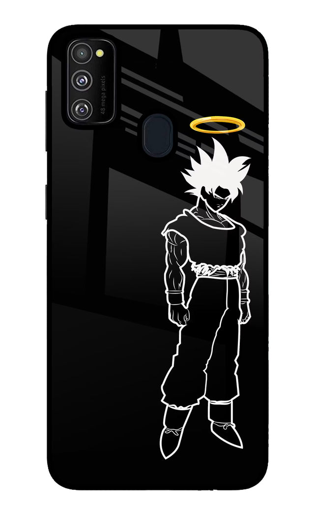 DBS Character Samsung M21 2020 Glass Case Back Cover by Casekaro