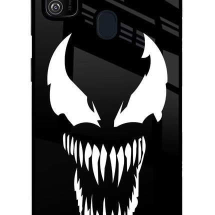 Venom Samsung M21 2020 Glass Case Back Cover by Casekaro