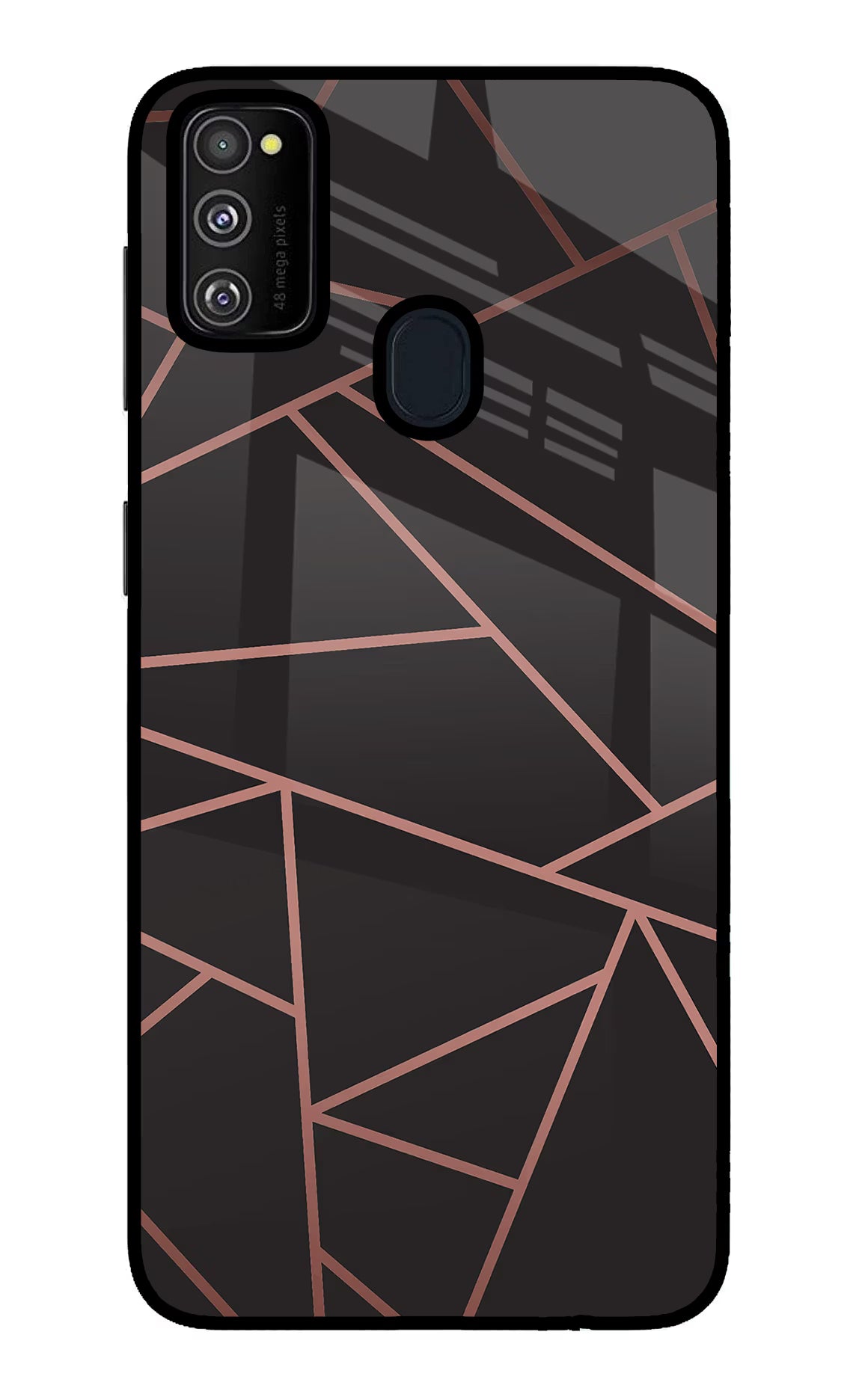 Geometric Pattern Samsung M21 2020 Glass Case