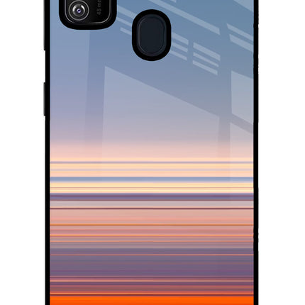 Morning Colors Samsung M21 2020 Glass Case Back Cover by Casekaro