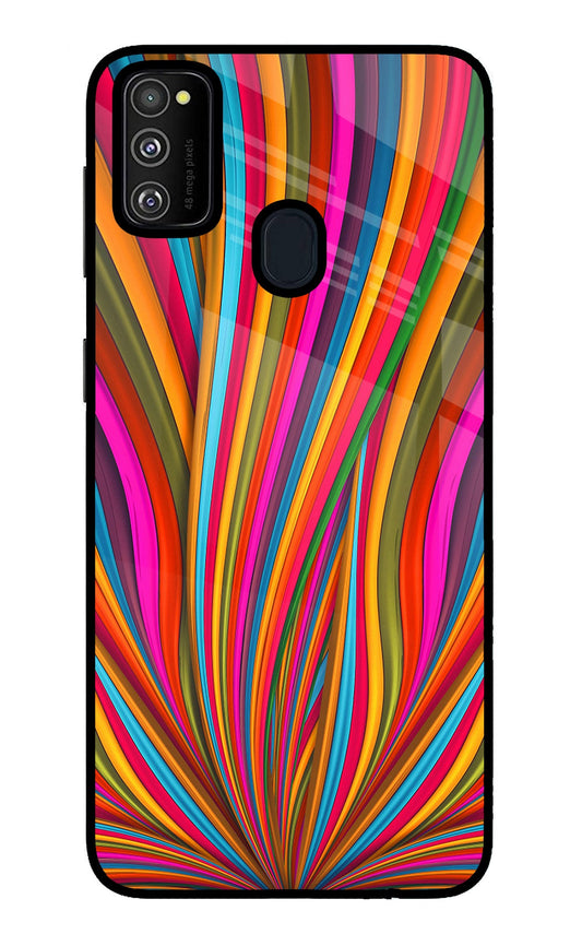 Trippy Wavy Samsung M21 2020 Glass Case