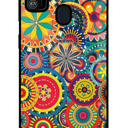 Gol Gol Art Samsung M21 2020 Glass Case Back Cover by Casekaro