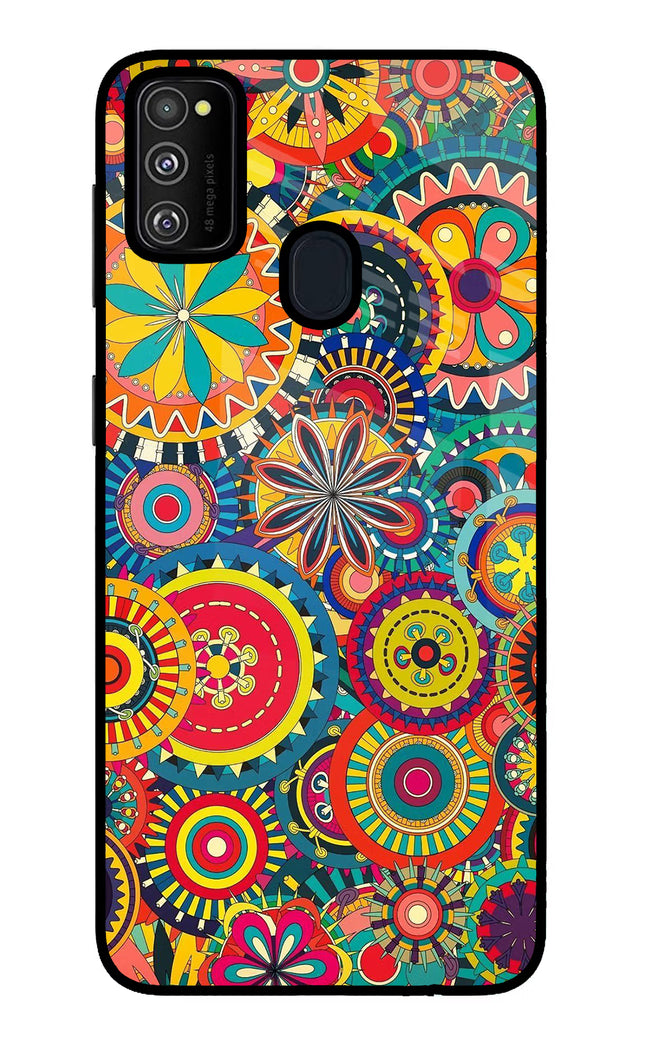 Gol Gol Art Samsung M21 2020 Glass Case Back Cover by Casekaro