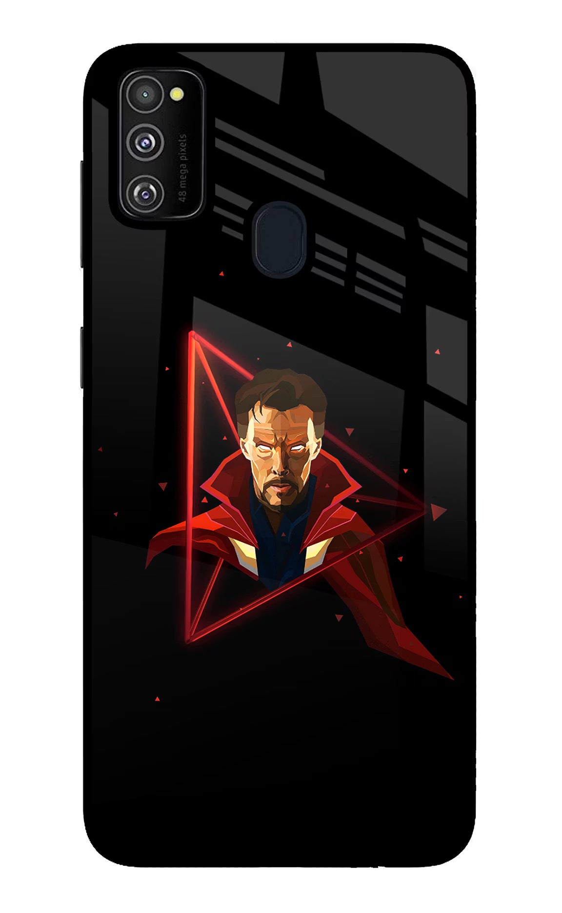 Doctor Ordinary Samsung M21 2020 Glass Case Back Cover by Casekaro