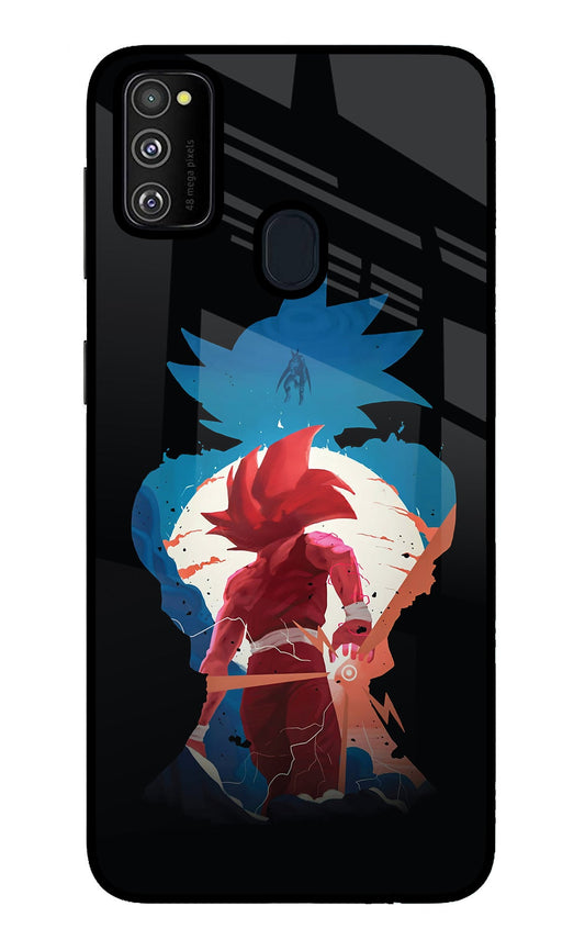 Goku Samsung M21 2020 Glass Case