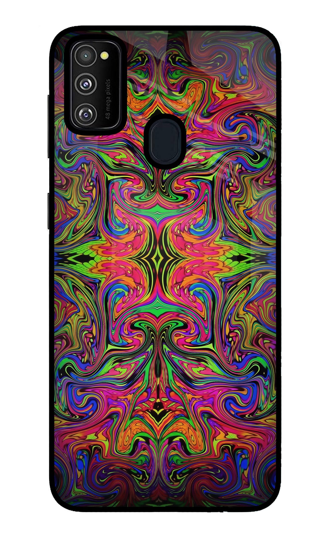 Psychedelic Art Samsung M21 2020 Back Cover