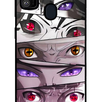 Naruto Anime Samsung M21 2020 Glass Case Back Cover by Casekaro