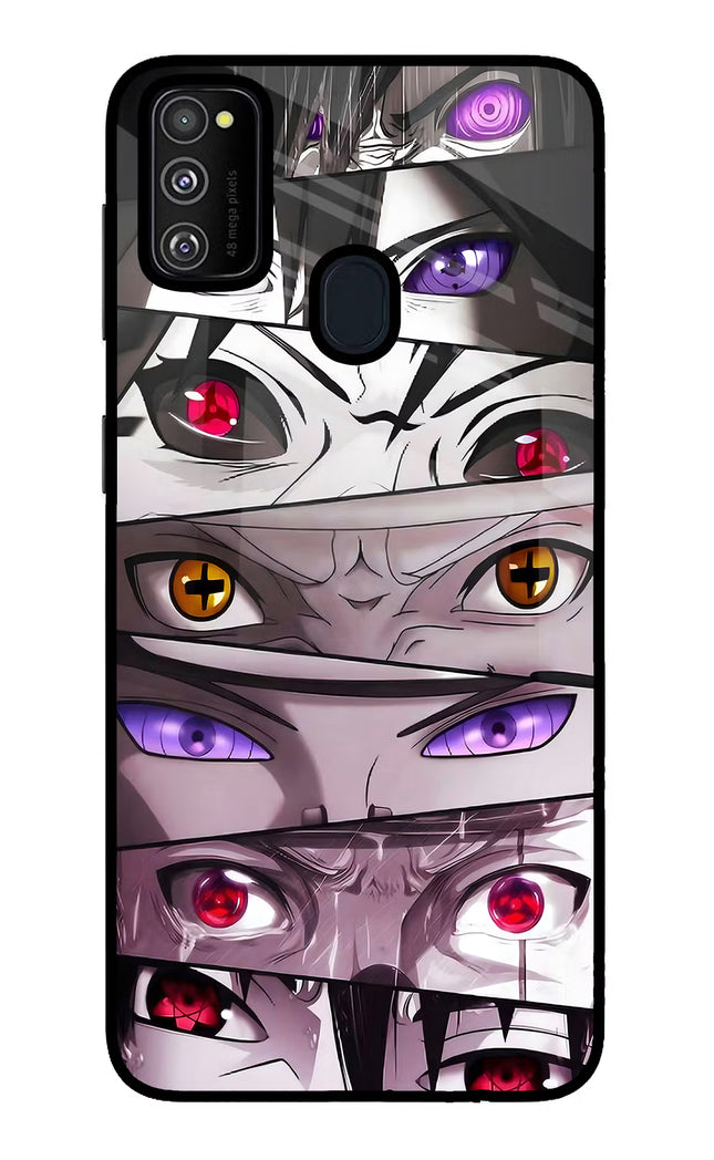 Naruto Anime Samsung M21 2020 Glass Case Back Cover by Casekaro