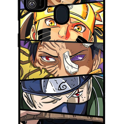 Naruto Character Samsung M21 2020 Glass Case Back Cover by Casekaro