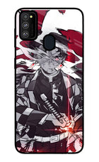 Demon Slayer Samsung M21 2020 Glass Case