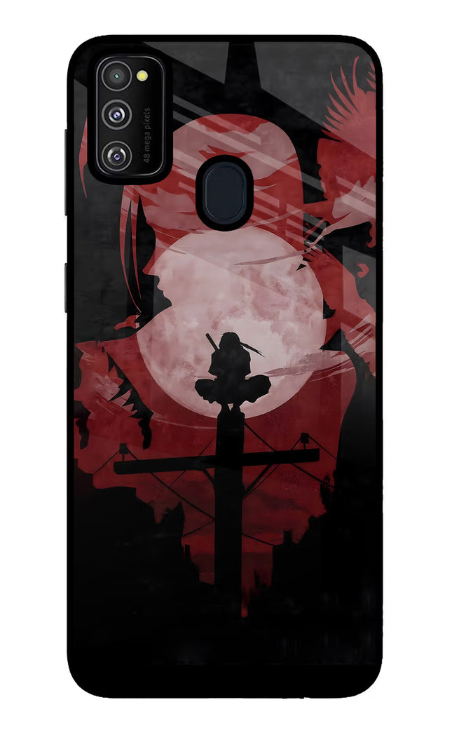 Naruto Anime Samsung M21 2020 Glass Case Back Cover by Casekaro
