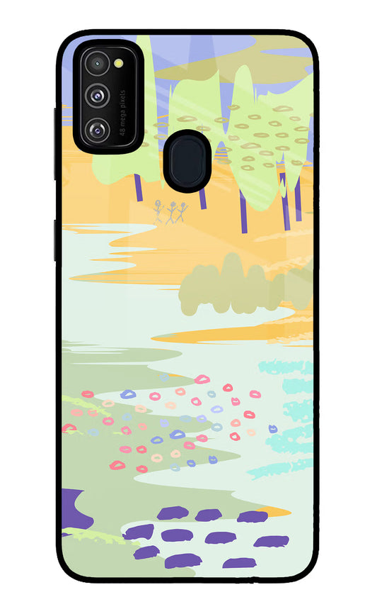 Scenery Samsung M21 2020 Glass Case